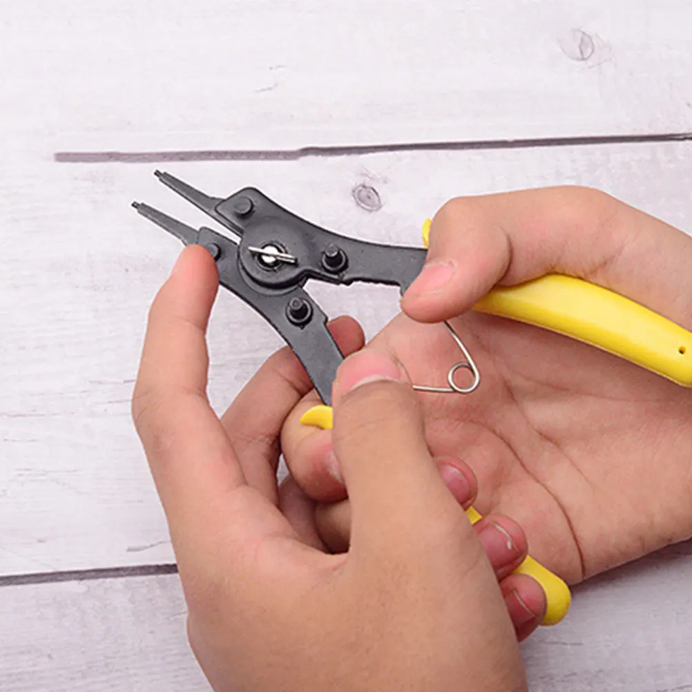 

1 set Pliers Set Circlip Tool Internal External Spring Loaded Heavy Duty Mechanics Repair Automotive Hand Tools