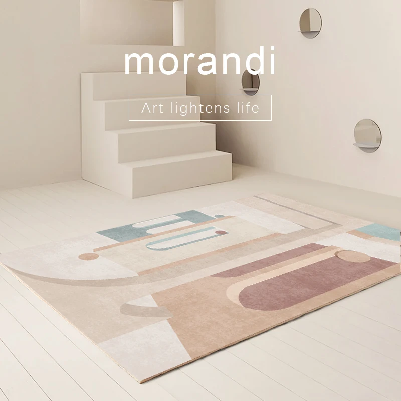 

Nordic Style Rugs for Bedroom Living Room Decoration Carpet Large Area Geometry Lounge Rug Home Cloakroom Non-slip Mat