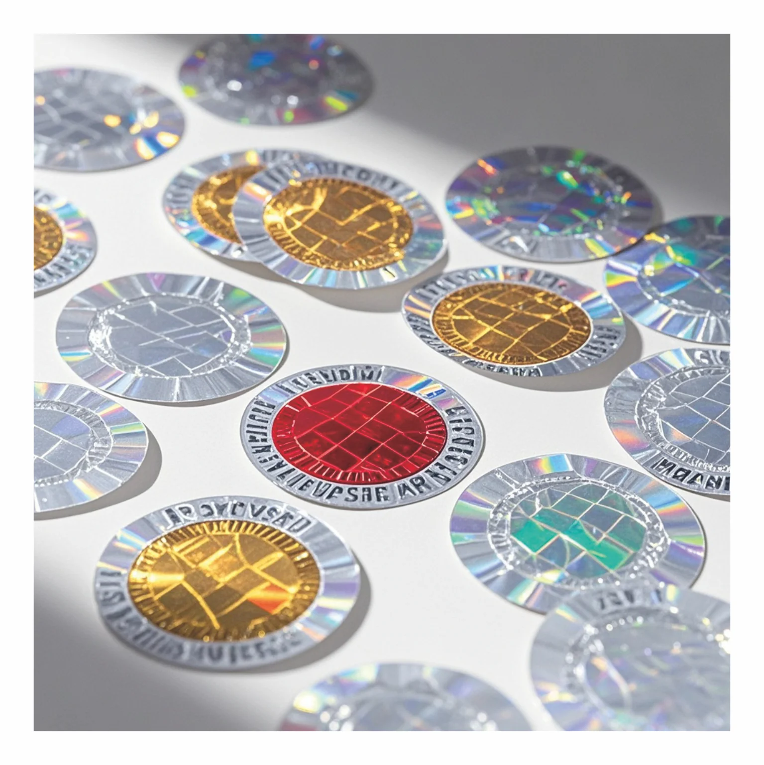 

Hot Selling Transparent Holographic Label With QR Code Anti-Counterfeiting Holographic Sticker Label