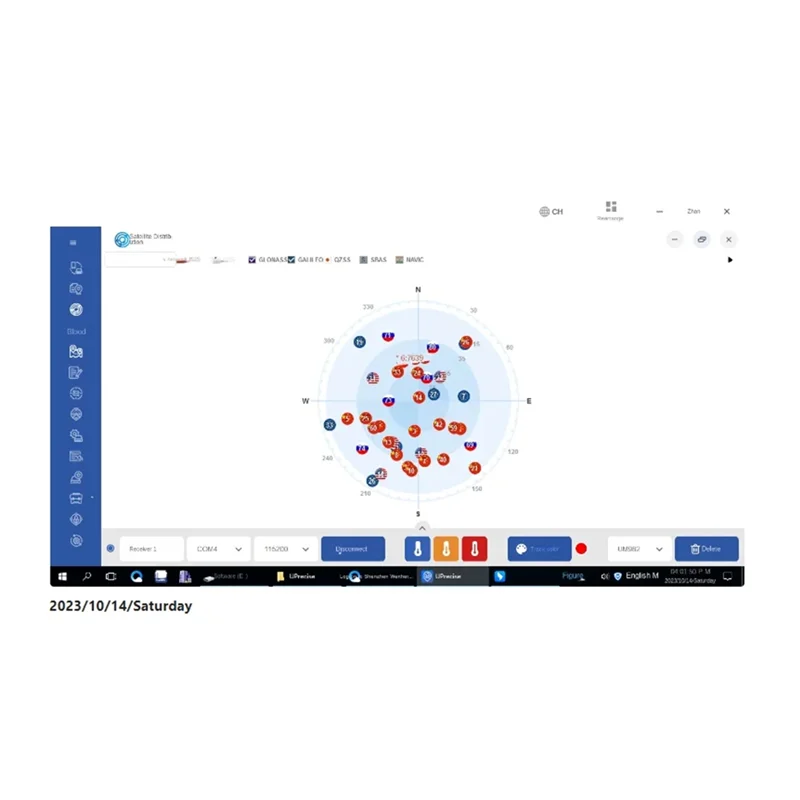 Módulo de orientação de posicionamento de alta precisão A93P BDS/GNSS ZED-F9P Módulo de posicionamento RTK-982