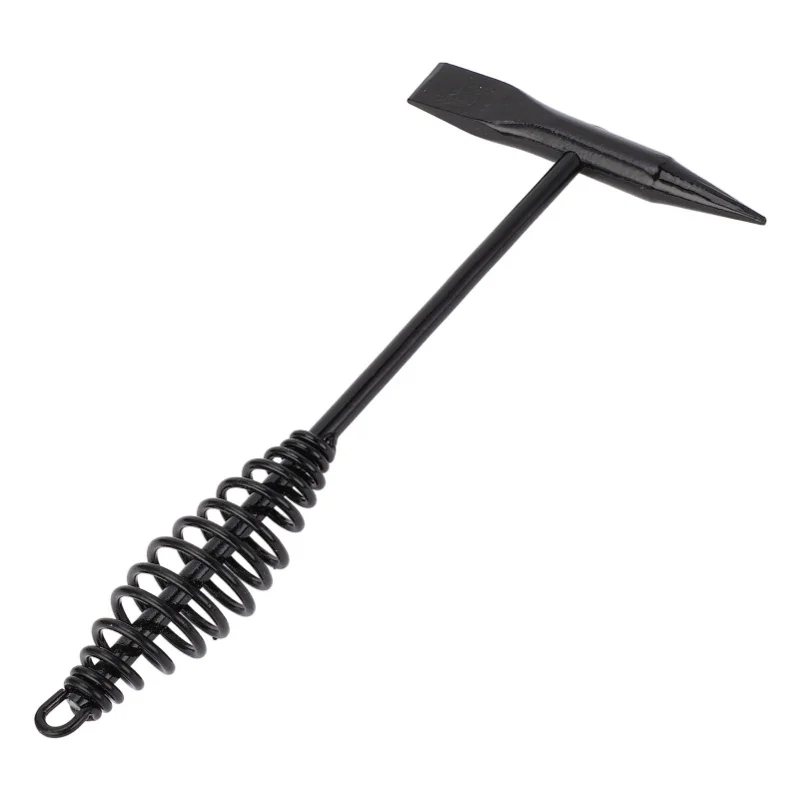 Welding Chipping Hammer Multifunctional Dual Head High Carbon Steel Slag Removal Tool With Coil Spring Handle 300g