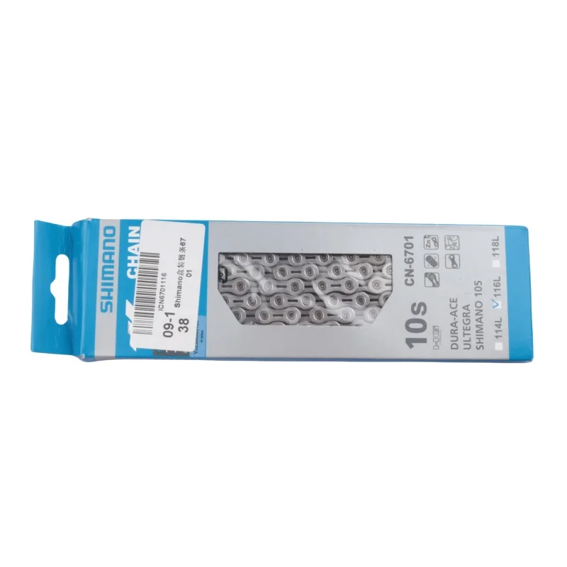 Shimano Chain CN-6701 116L With Box 10s Chain For Road Bike DURA ACE ULTEGRA SHIMANO 105 With Pin Original Shimano Bike Part