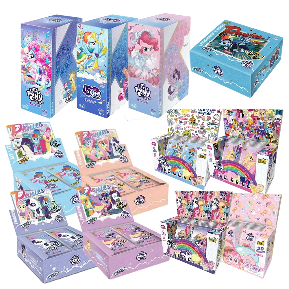 

KAYOU Genuine My Little Pony Card Friendship Forever Fun CR Epic Gold Shadow Card Anime Collection Card Gift Toys