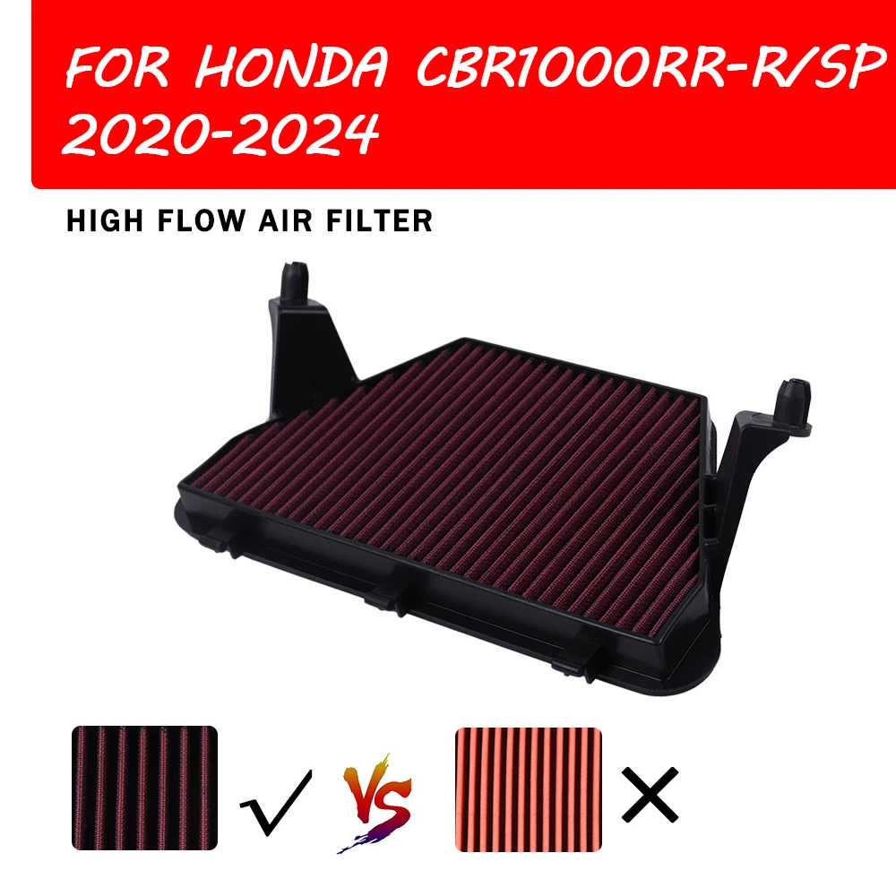 For HONDA CBR1000RR-R FIREBLADE CBR 1000 CBR1000 RR-R SP Motorcycle Accessories Air Filter Intake Cleaner Air Element Cleaner