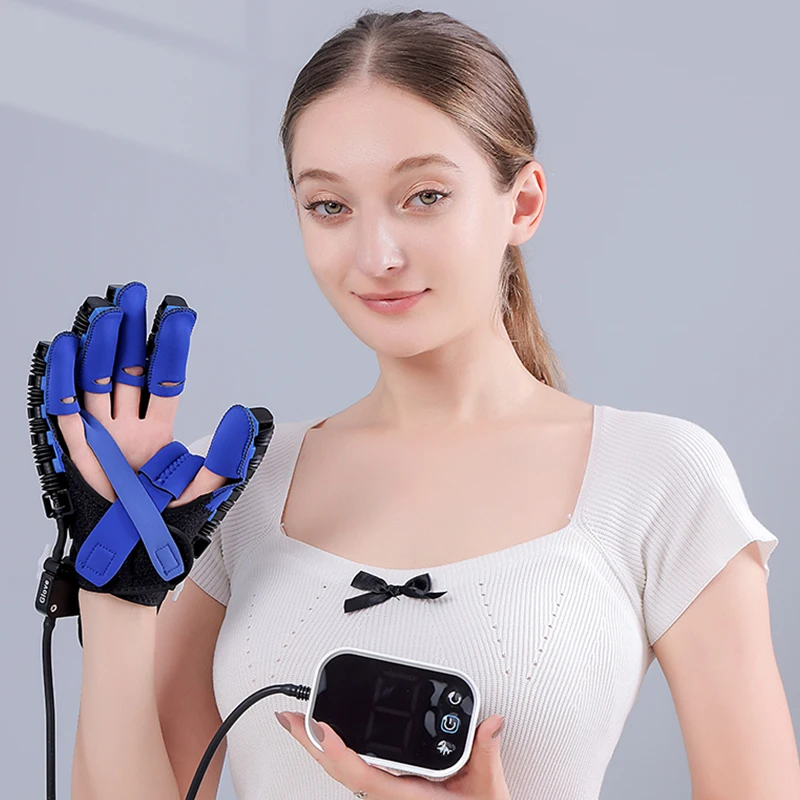 

Left & Right Hand Finger Rehabilitation Exerciser Robot Gloves Stroke Hemiplegia Cerebral Finger Strength Training Device