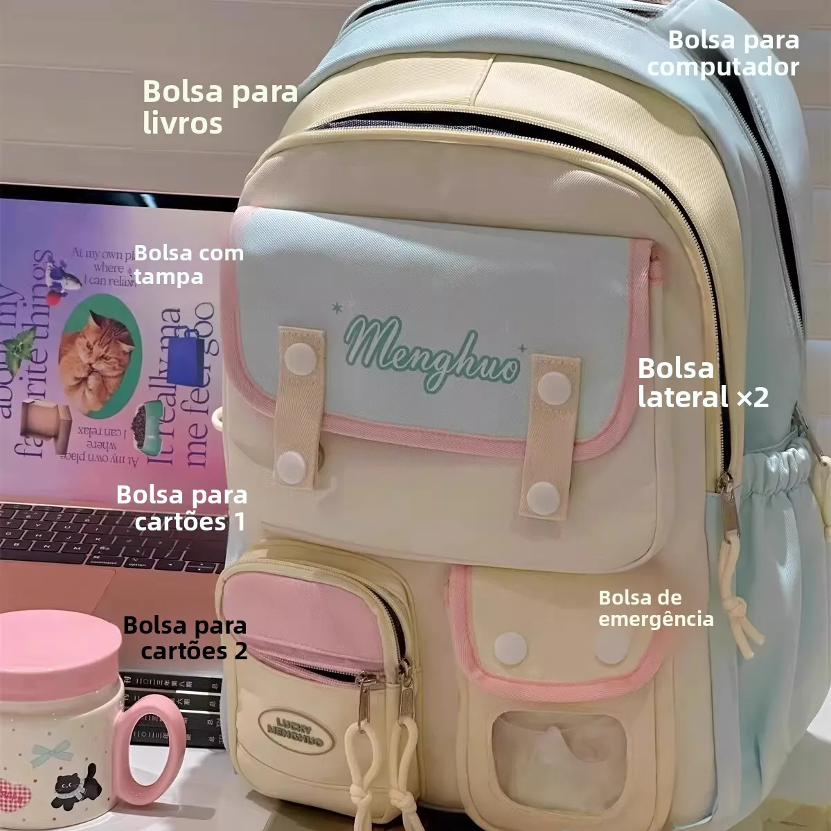 mochila-impermeable-para-computadora-para-ninas-de-primaria-y-secundaria-diseno-Unico-ligera-con-proteccion-para-la-espalda