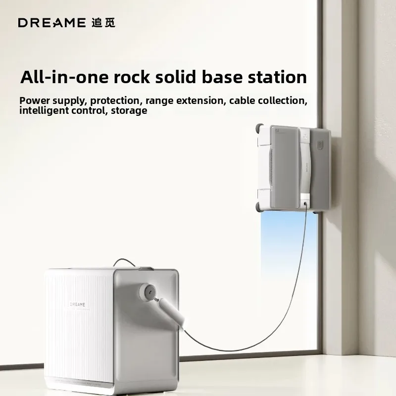 DREAME C2 Station Spraying Window Cleaner Robot C2Station Home Glass Cleaning Tool Original Latest automatic window Intelligence