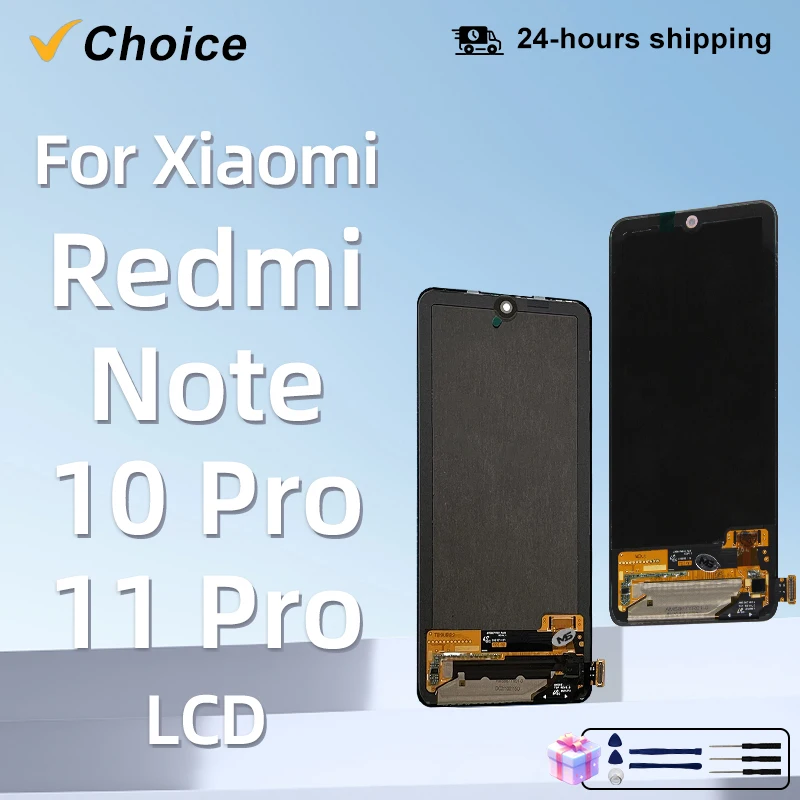 OLED pour Redmi Note 10 Pro LCD M2101K6G pièces d'assemblage pour Xiaomi Redmi Note 11 Pro écran LCD 2201116TG écran tactile numériseur