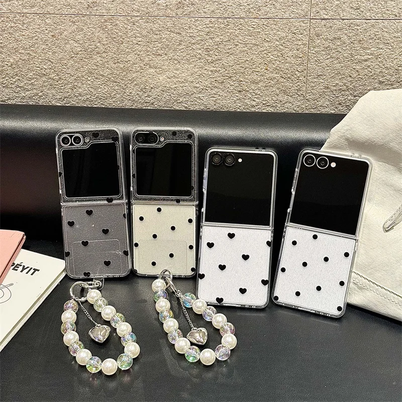 

Simple Wave Point Cardioid for Samsung Galaxy Z Flip 7 6 5 4 Protective Back Cover for ZFlip5 ZFlip6 ZFlip7 Case Shell