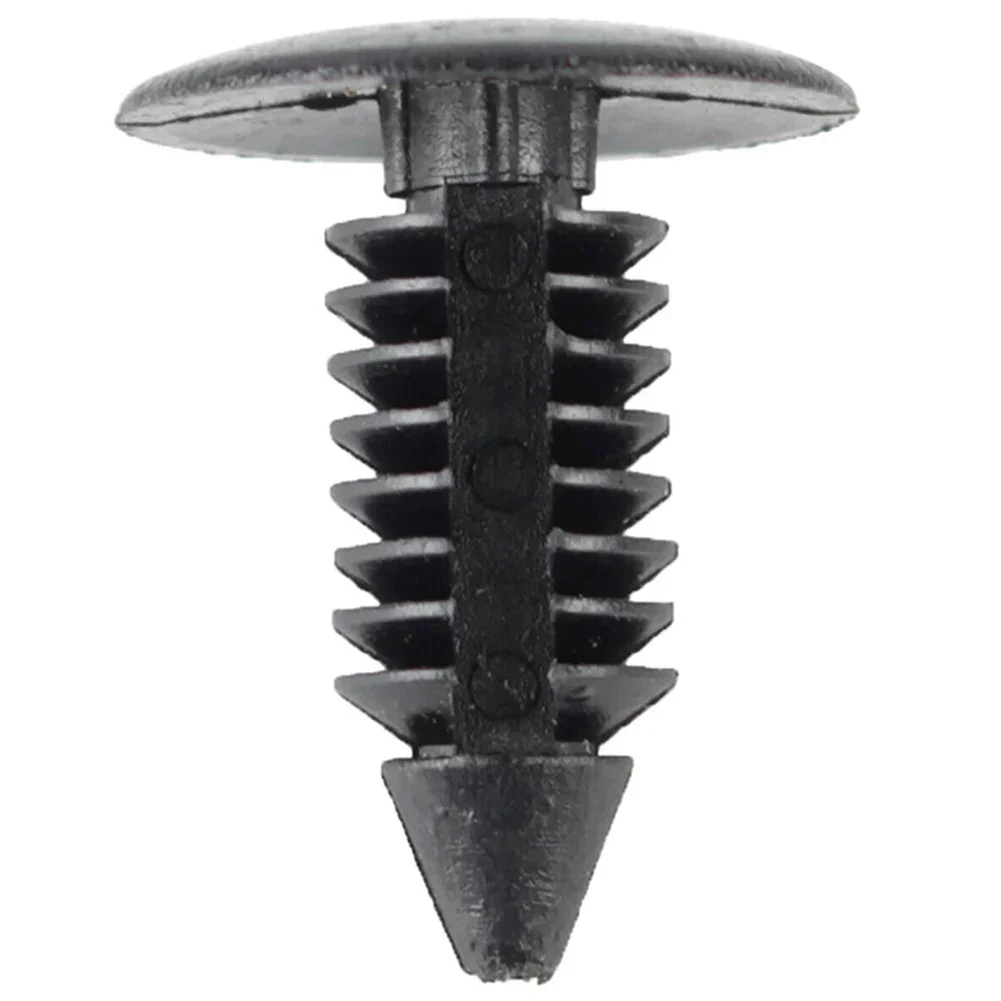 50Pcs Car Auto Fastener Clips Fender Bumper Shield Retainer Plastic Rivet Push Pin 8mm Hole 1605396 1595864 6030441 Car Accessor