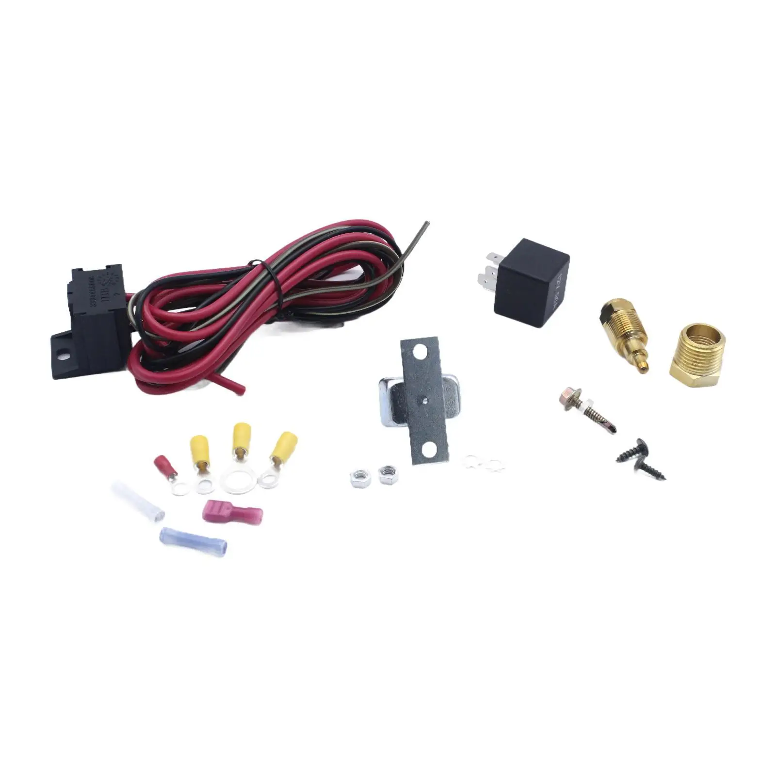 

Car Fan Thermostat Kit 12V Adjustable Temperature Switch Controller for Engine Radiator Cooling System