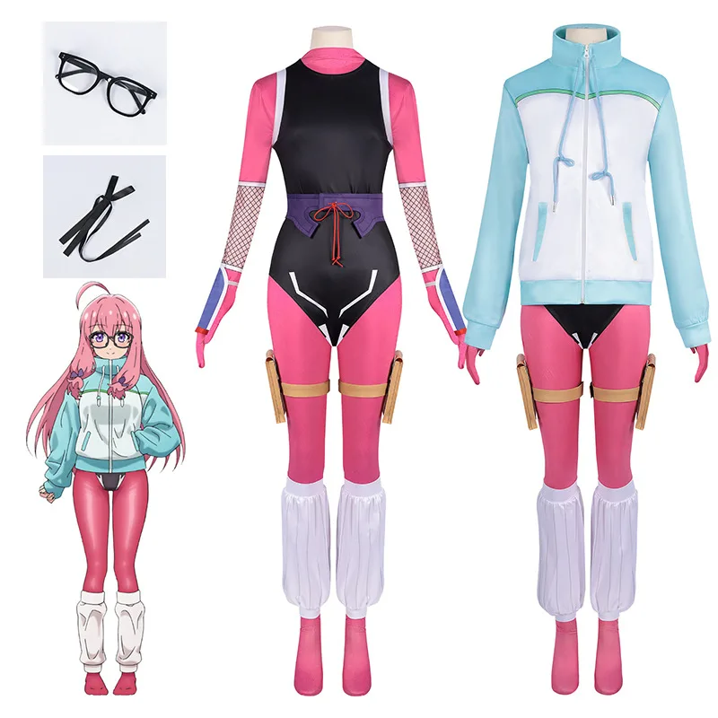 I'm Living with an Otaku Neet Kunoichi Cosplay Anime Costume Halloween Party Jumpsuit