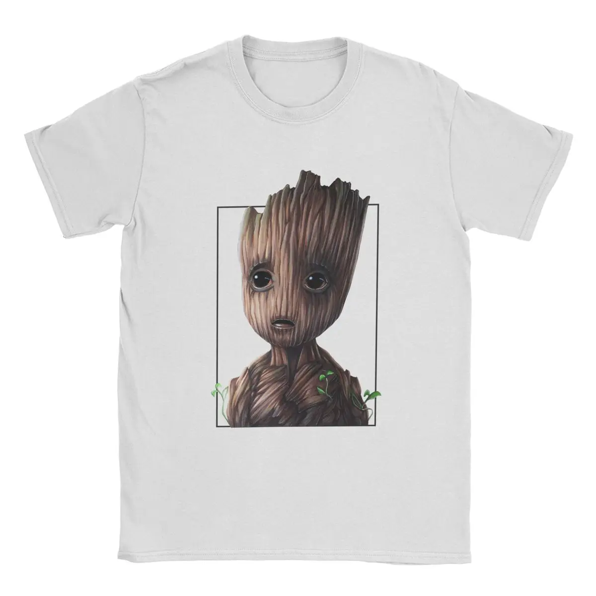 Amazing Disney Marvel I Am Groot 3D T-Shirts for Men Round Collar Pure Cotton T Shirts Short Sleeve Tees New Arrival Tops image 3