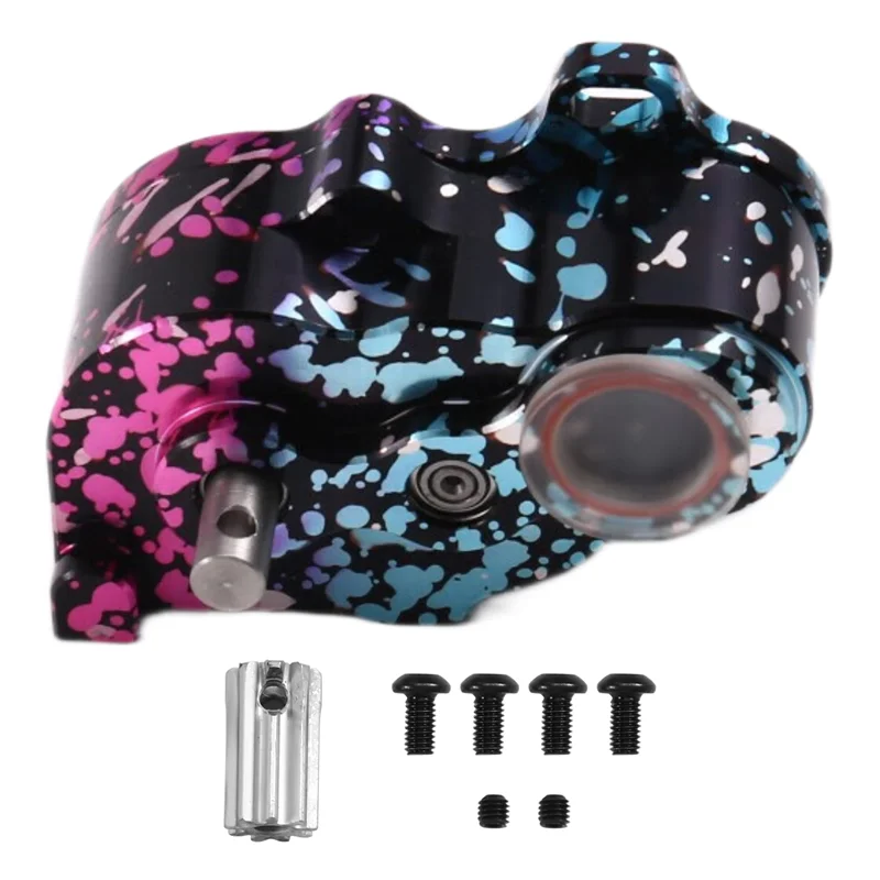 

DELAM-LCG Transmission Complete Gearbox For 1/10 RC Crawler Scx10 Trx4 RC Accessories Color