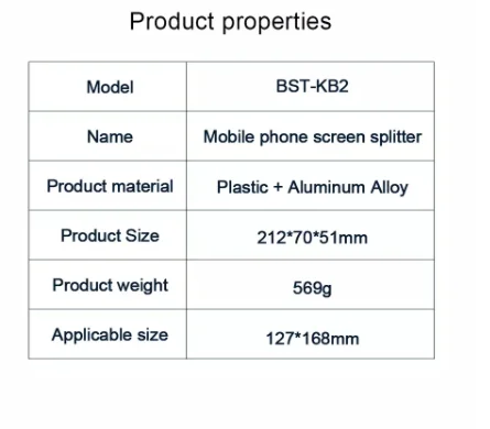 BST-KB2 Free Heating LCD Screen Splitter, Quick Screen Removal Fixture for iPhone Samsung Screen Opening Disassembly Repair Tool