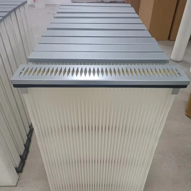 خرطوشة فلتر غبار الهواء ذات الجودة العالية القابلة لإعادة الاستخدام بسهولة وإعادة التدوير وطويلة العمر لأنظمة ترشيح الهواء