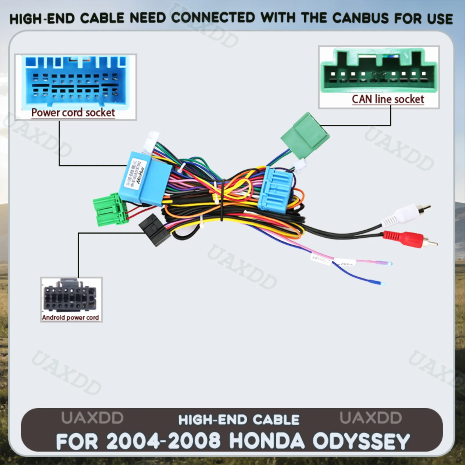 Current FOR Honda 2008-2013 Accord 2004-2008 2015-2018 Odyssey 2012-2015 Elysion Line 2 Din Car CD Cable HIGH-END Wire Electric