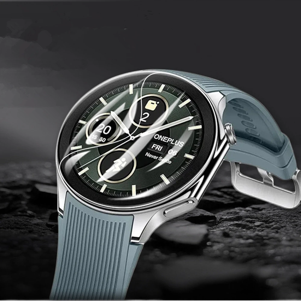 غشاء واقي شاشة من البولي يورثان الحراري لساعة Oneplus 2 ، إعداد ماء عالي الوضوح ، سطح منحني ناعم