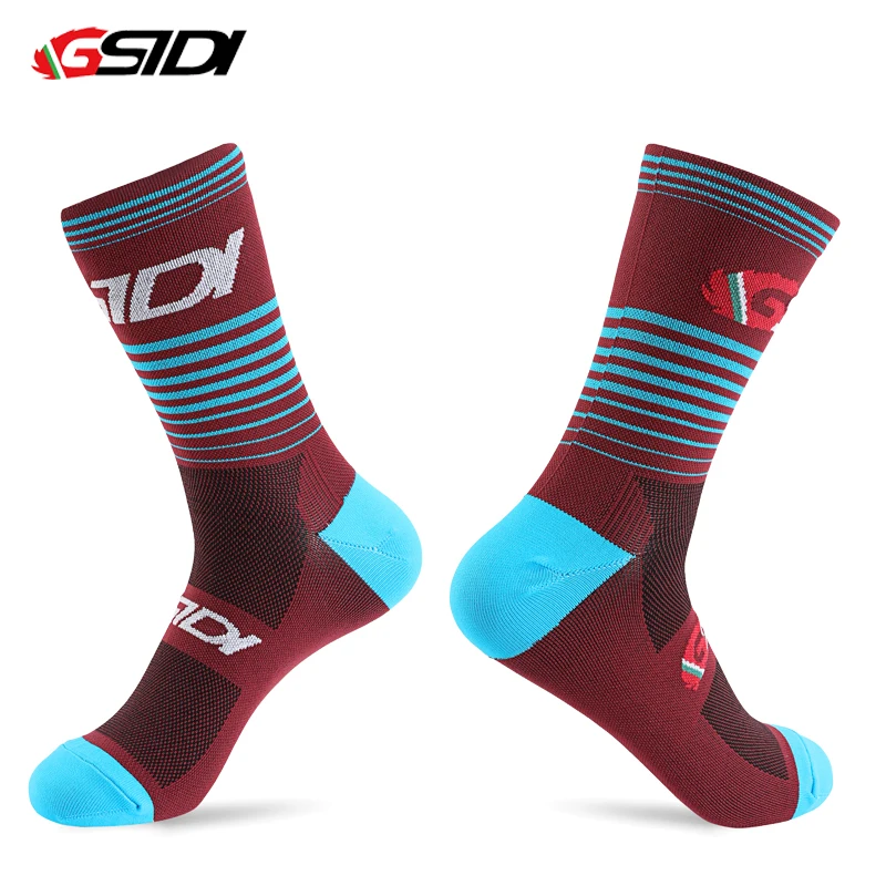 GSIDI  Professional Cycling Socks Sport Socks Breathable Road Bicycle Socks Men and Women Outdoor Sports Racing