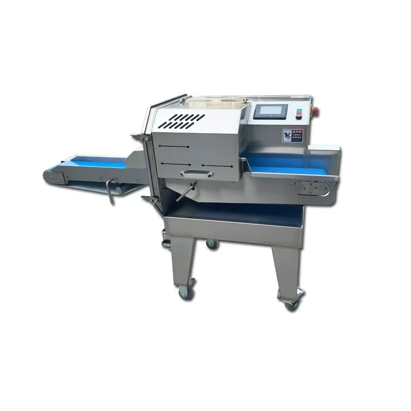 Commercial Deli Slicer Automatic Cooked Meat Slicing Machine Stainless Steel Electric High Efficiency 1.5KW 10