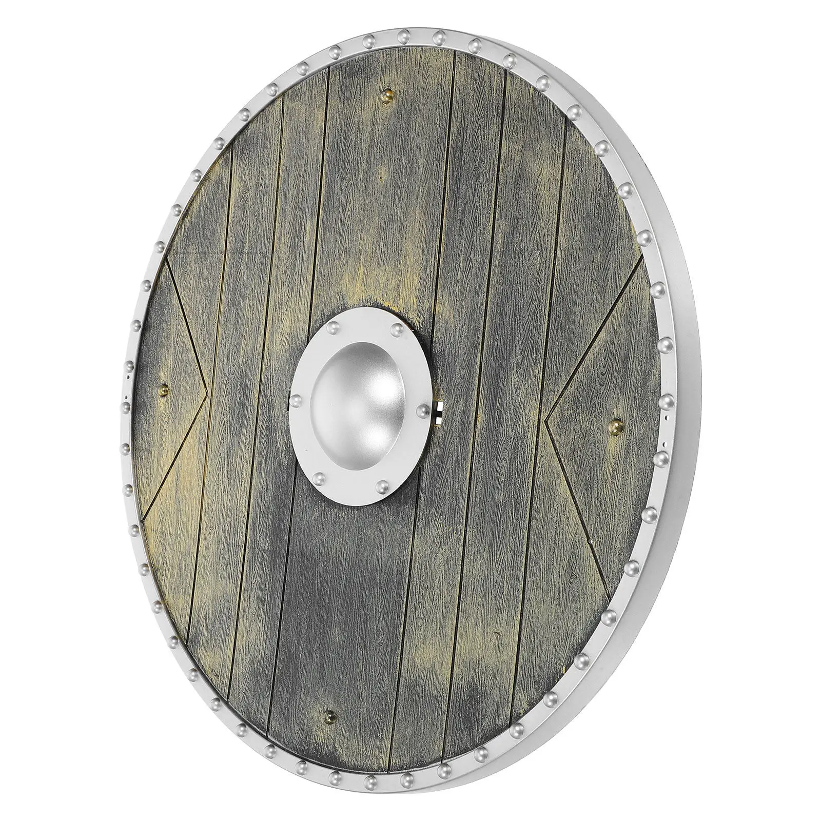 

Round Plastic Shield Prop for Medieval Pretend Play Roman Soldier Cosplay Costume Stage Performance Party Decorative