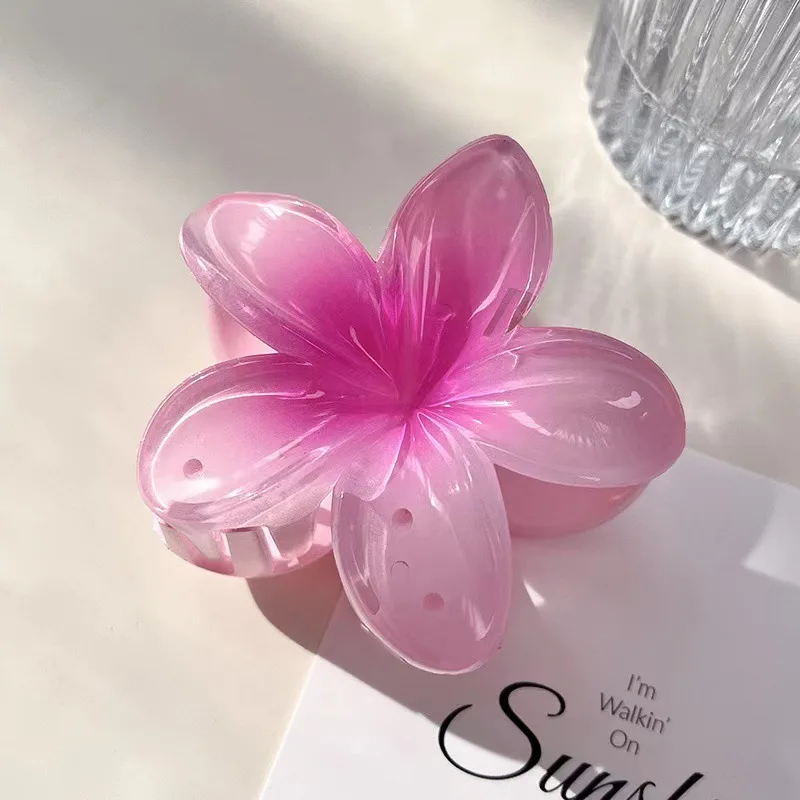 Große Ei Blume Klaue Clip für Frauen Mode Haar Kralle Klammern Mädchen Haarnadeln süße Kopf bedeckung Haars pange Haarschmuck Haars pangen