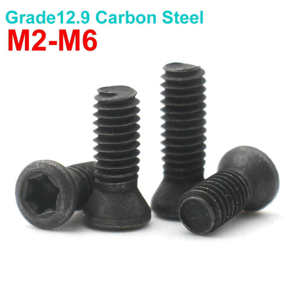 

10/25pcs M2 M2.2 M2.5 M3 M3.5 M4 M4.5 M5 M6 CNC Insert Torx Screw for Replaces Carbide Inserts CNC Lathe Tools holder