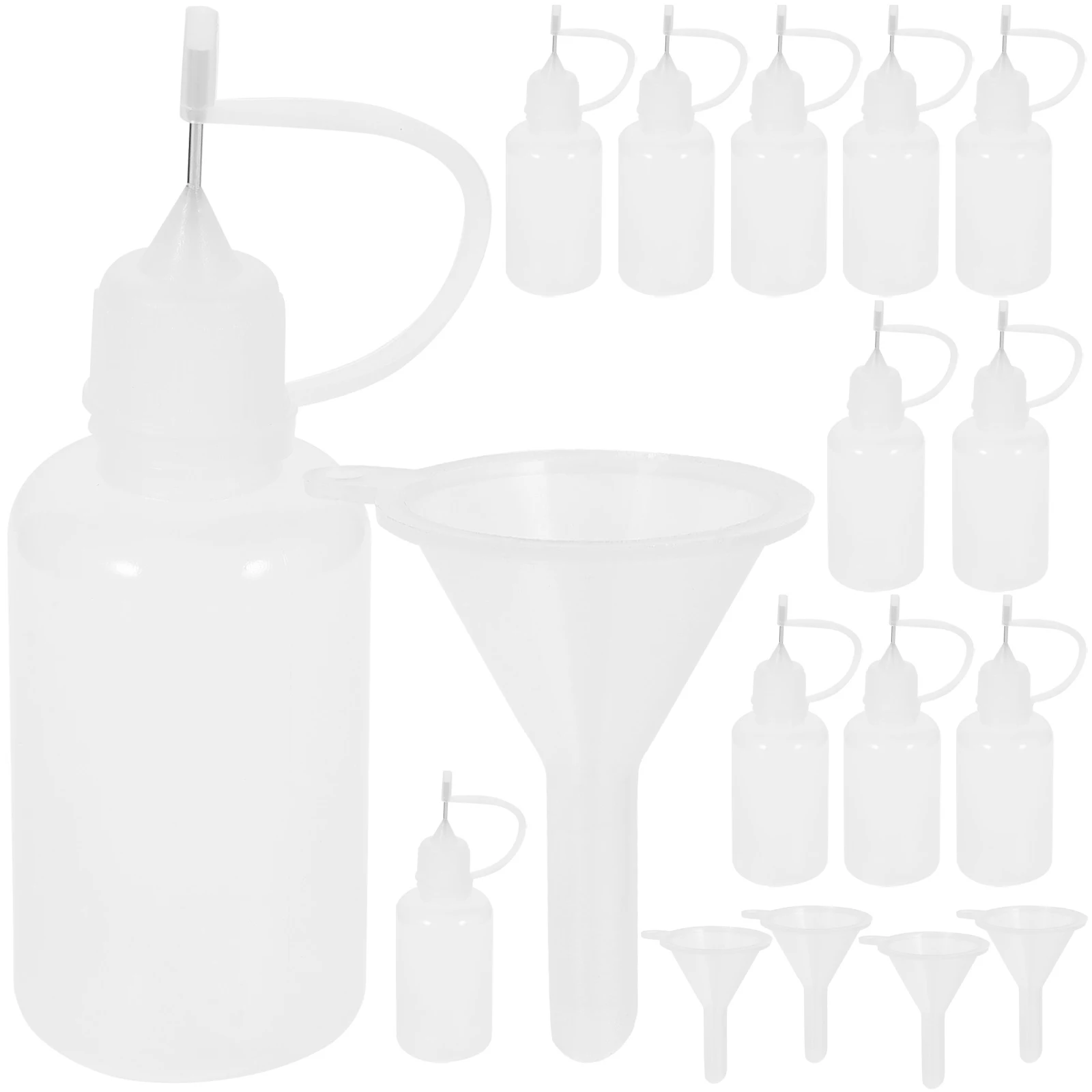 

1 set 30ml Tip Squeeze Bottle Fine Tip Glue Oil Squeeze Bottles For Paint Dispensing Empty Refillable Paint Machine