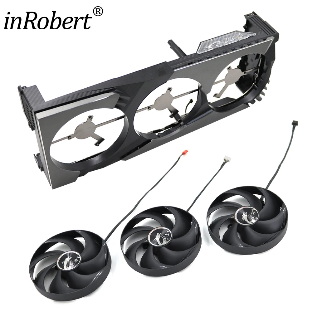 Замена вентилятора видеокарты для MSI GeForce RTX 5070 Ti 5080 5090 5090D VANGUARD PLD10020B12H, кулер для видеокарты с RGB