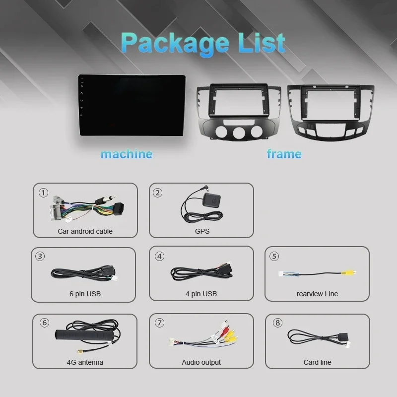 MAMSM Android 12 Car Radio For Hyundai Sonata NF 2008-2010 Video Multimedia Bluetooth Player Navigation GPS Carplay Autoradio