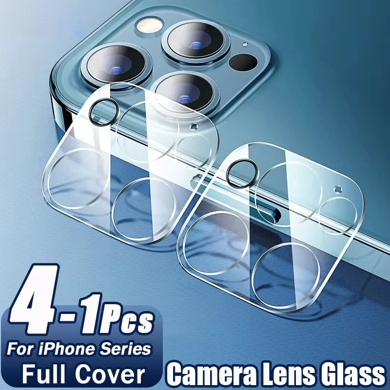 HD Camera Lens Protection Glass Film For iPhone 14 15 16 Pro 11 12 13 Pro Max Full Cover Lens Protector for iPhone 12 13 Mini