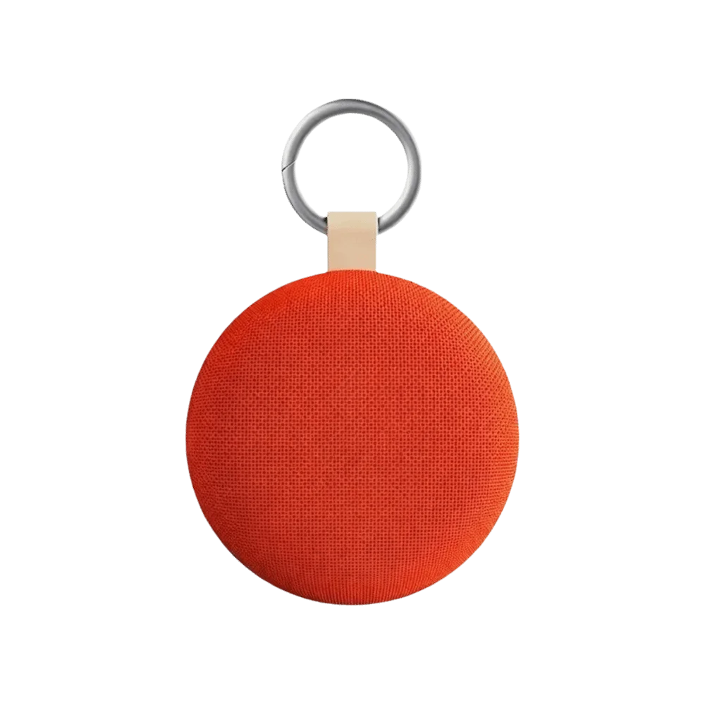 Mini Portable Bluetooth Speaker Keychain Loud Volume Lightweight Wireless Speaker Keychain Multi-Play Mode Stable Connection