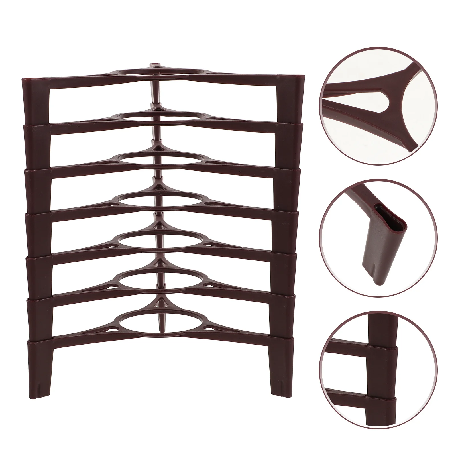 Cake Stand Stabiele Pu'Er Display Houder Plastic Baksteen Rek Thee Baksteen Display Rack Voor Keuken Thee Kamer Decor
