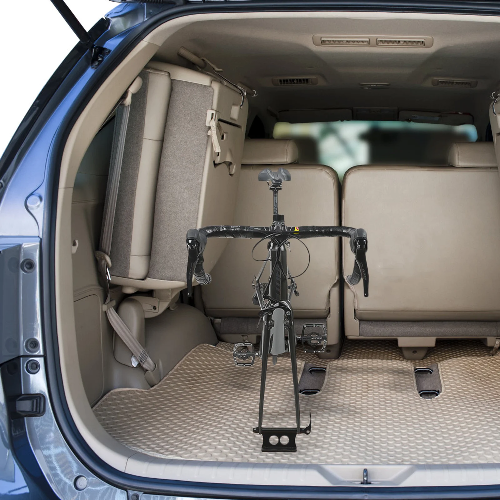 

Крепление для велосипедной вилки на сквозную ось из алюминия, передний багажник для грузовика, быстросъемный зажим-держатель для хранения велосипедов, крепление на сквозную ось вилки