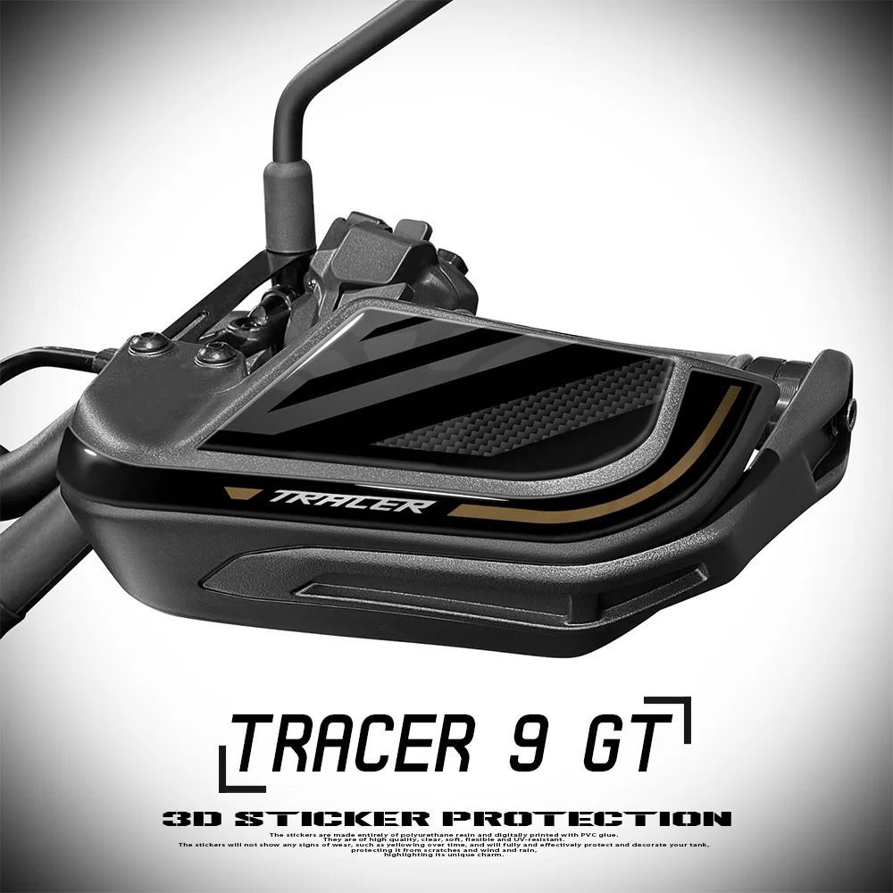 

3D Gel Sticker Motorcycle Accessories Front Door Handle Protection For Tracer 9 GT 2025 9GT Ceramic Ice-