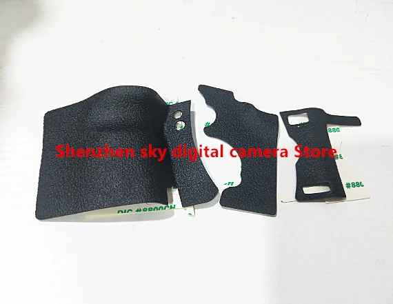 Nuevo 5D2 5DII 5DM2 cuerpo agarre frontal de goma + cubierta trasera + lateral izquierda para Canon EOS 5D Mark II 2 M2 MARKII MARK2 pieza de repuesto de cámara