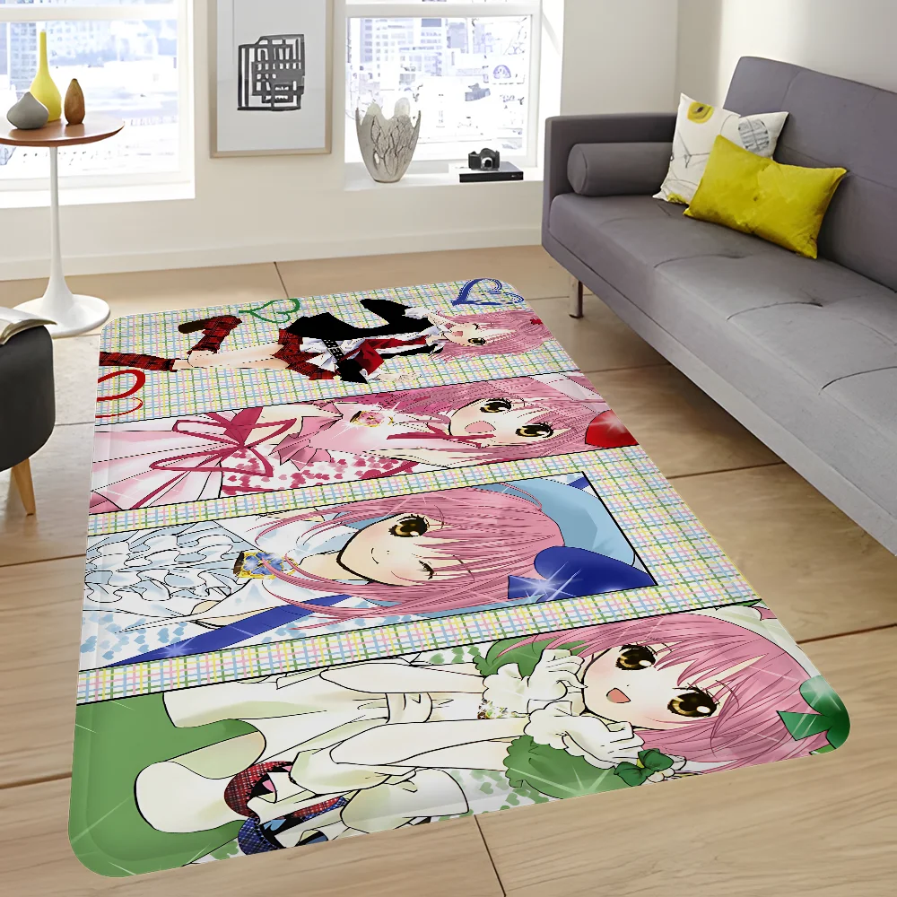 Classic Japanese Anime S-Shugo C-Chara Bathroom Mat Anti-slip Absorb Water Long Strip Cushion Bedroon Mat Welcome Doormat