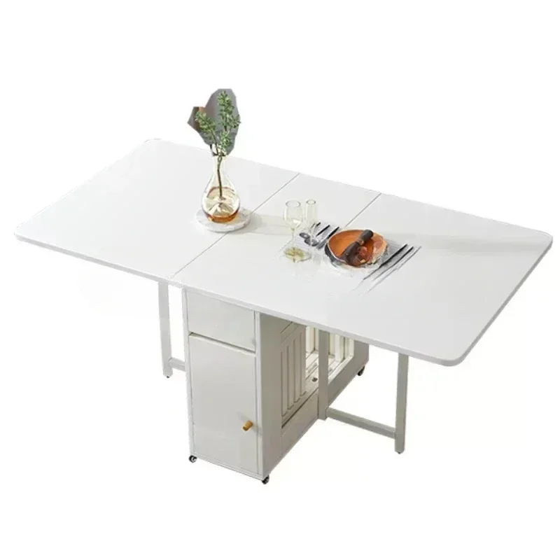 Mesas de Comedor plegables modernas, mesas de Comedor nórdicas para balcón, sala de estar, café, cocina, Mesa de Comedor de lujo, muebles para el hogar SR50DT