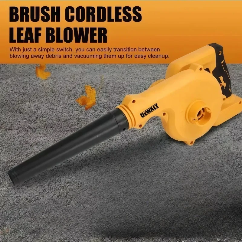 DeWalt For Dewalt 18V / 20V Battery Collector Leaf Duster Multi-Use Wireless Air Blower Vacuum Cleaner Electric Dust Tool