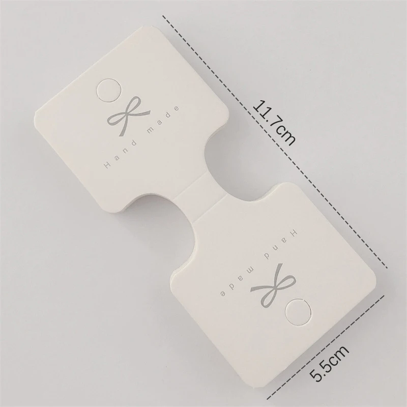 50PCS Jewellery Packing Card DIY Package Tag For Necklace Bracelets Headband Hair Rope Display Holder Cardboard