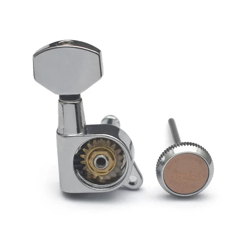 

1:18 Guitar Closed Self-Locking Tuners, All Metal Electric Guitar Machine Heads, High Quality Tuning Keys for Guitar