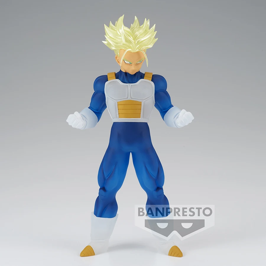 バンダイ-ドラゴンボールZのアクションフィギュア,超サイヤ人のトランクスをクリア,PVC,収集可能なモデルのおもちゃ,180mm