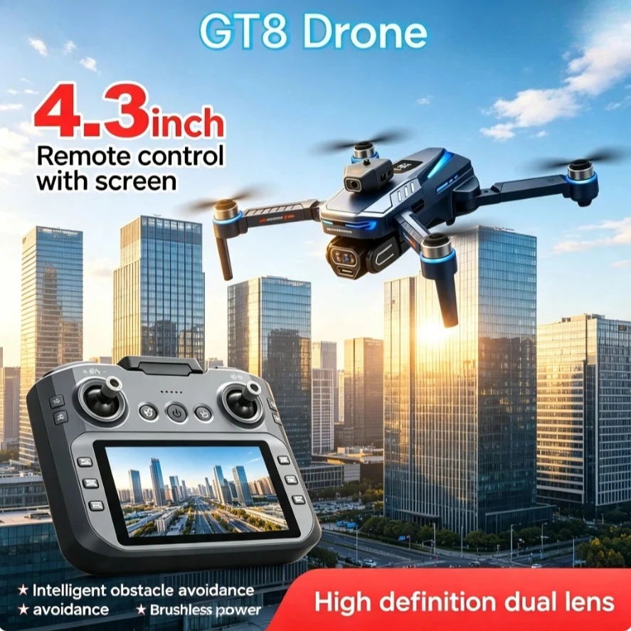 Drone Gt8 Rc - Original GT8 GPS Foldable Drone 8K
