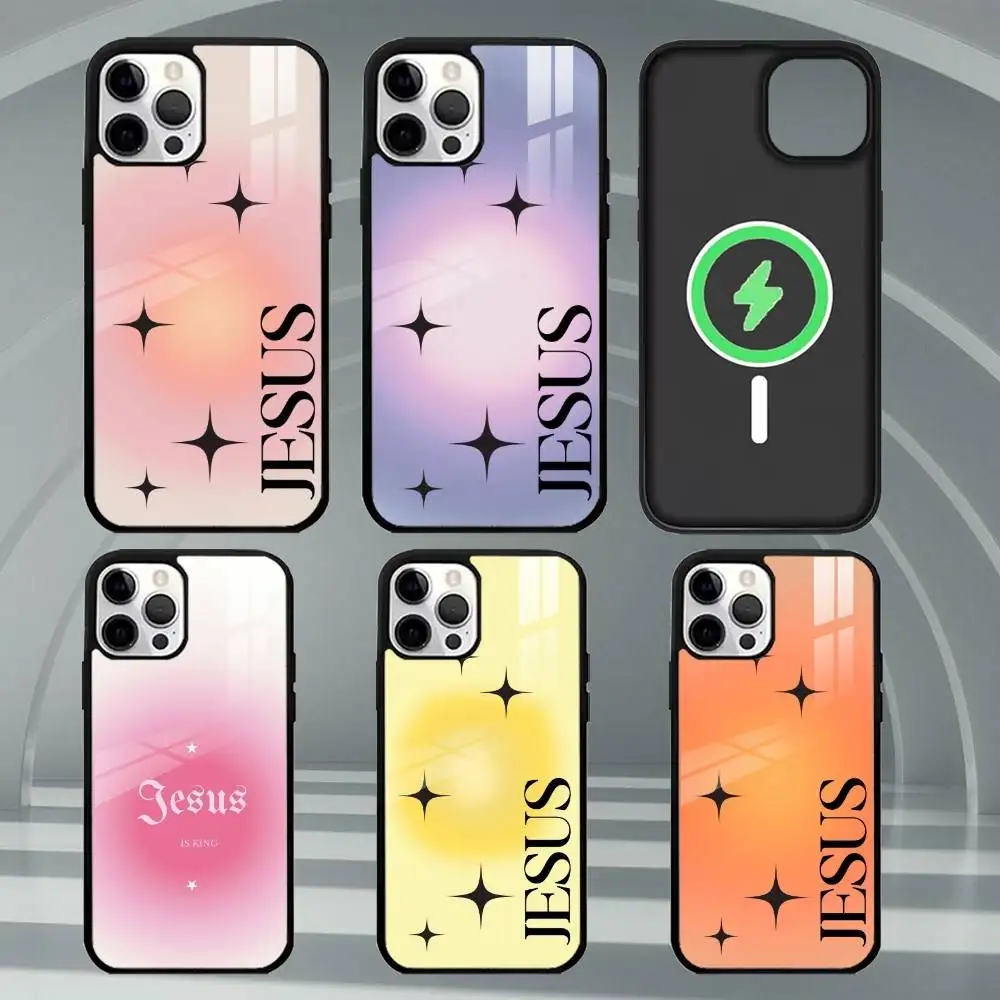 

J-Jesus wallpaper Phone Case For iPhone17,16,15,14,13,12,11 Plus,Pro Max Magnetic For Magsafe Wireless Charging