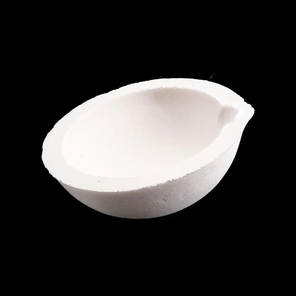 Piatti di fusione per crogiolo al quarzo ad alta temperatura per il raffinazione dell'oro