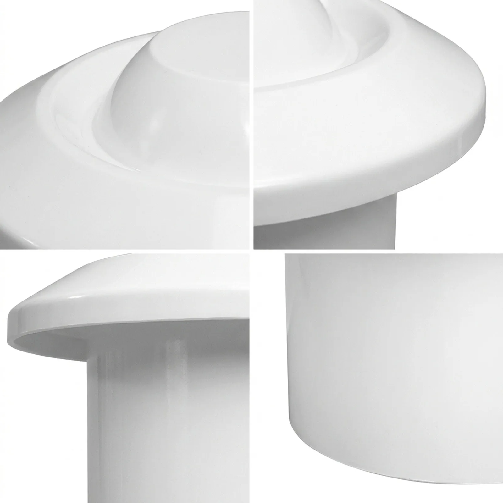 75,100,150,200,250 ABS Air Conditioning Vents Noise Reduction Decorative Easy Installation ABS Material 75,100,150,200,250
