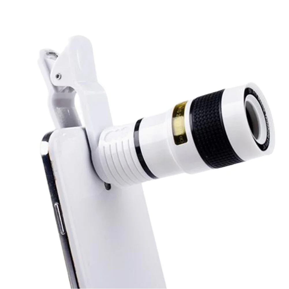 Professional Phone Camera Lens Kit 8x Telephoto Lens For Smartphones Includes Macro Lens Wide High-definition Travel Photography