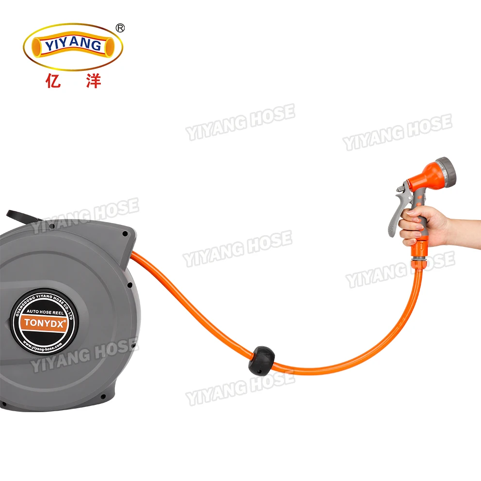 High Quality 1/2 10m 15m 20m 30m 50ft 100ft Garden Water Hose Reel Car Wash Hose Reel Wall Mount Garden Hose Reel