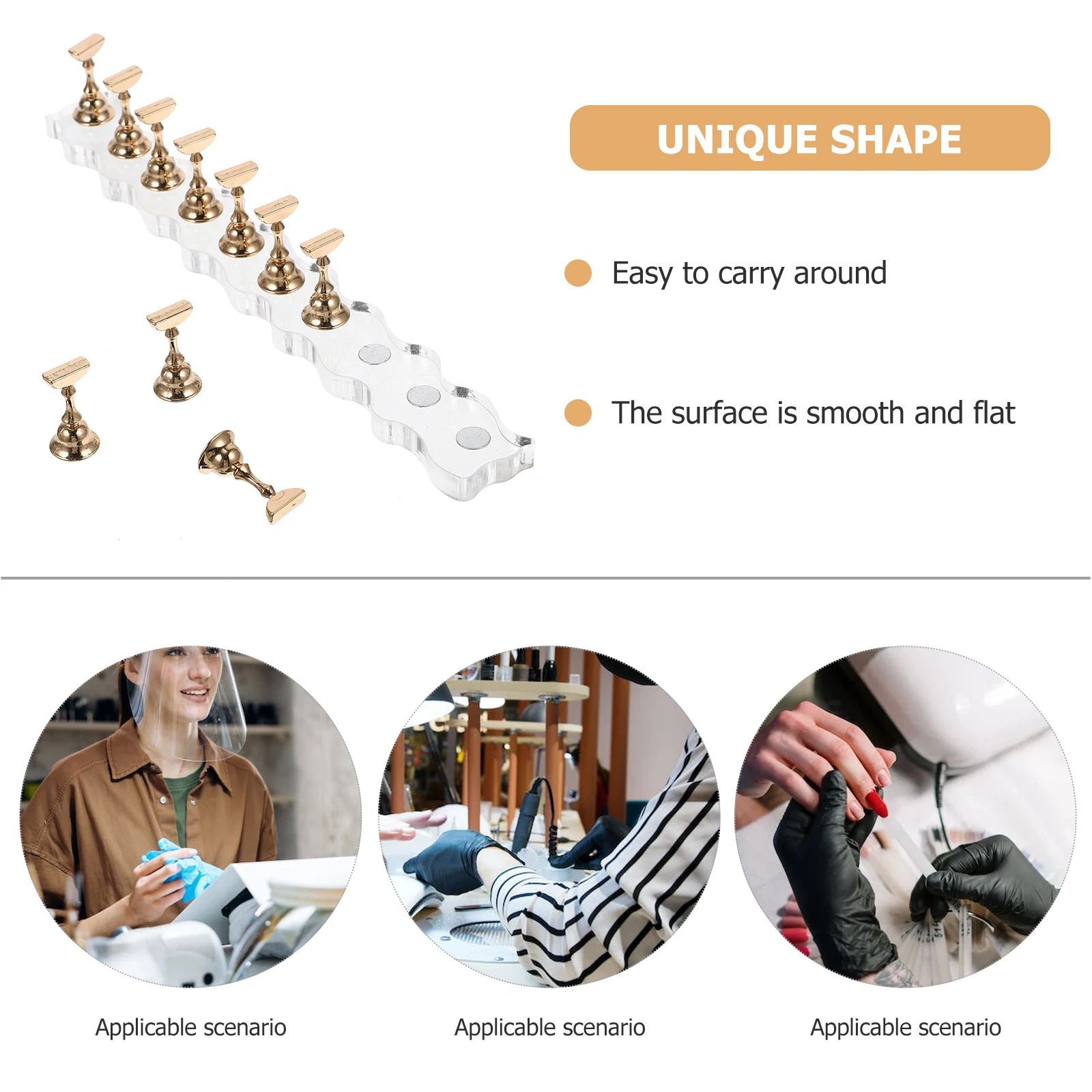 

1 комплект, тренировочные подставки для ногтей, портативные тренировочные маникюрные стойки, надежные качественные держатели, дизайн ногтей, практика маникюра