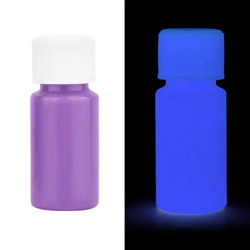 20g/30g/Fles Fluorescerende Pigment Lichtgevende Verf Epoxyhars Pigment Glow In Dark Acrylverf DIY Party hars Kleurstof Levert